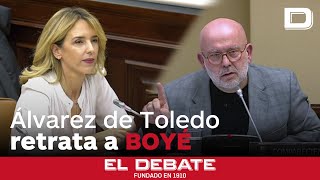 El «repaso» de Cayetana Álvarez de Toledo al «mercenario del odio» Boyé [upl. by Enitsugua]