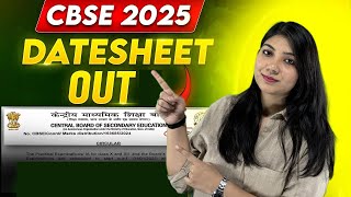 CBSE Date Sheet 2025 🚨  CBSE Latest News  Class 10 and 12th Board Exams official Schedule out 🤯 [upl. by Beffrey]