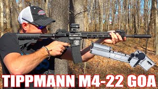 TIPPMANN M4 22LR GOA EDITION AND AN ULTRA FAST SPEED LOADER [upl. by Dame]