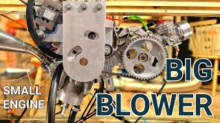 First Start Supercharged 50cc quotmopedquot Engine What can go wrong [upl. by Ingelbert]