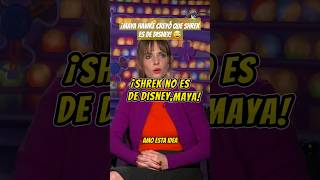 ¡MAYA HAWKE creyó que SHREK es de DISNEY 😅🤣 [upl. by Stich]