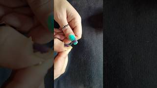 Safety pin Hacks  Easy Nail Art Design 💅🤩 naildesigns nailart youtubeshorts easynailart shorts [upl. by Ydroj]