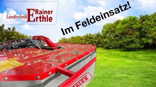 Talex Trommelmähwerk Rota hydro Mini mit Weidemann 1160 Hoftrac im Feldeinsatz [upl. by Sukey]