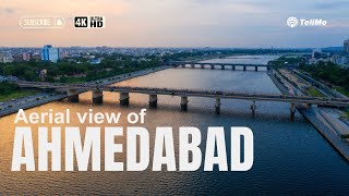 Aerial Ahmedabad Exploring Gujarats Vibrant Metropolis in 4K  Gujarat Tourism [upl. by Rosette324]