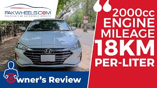 Hyundai Elantra 2021  Owners Review  PakWheels [upl. by Atikam594]