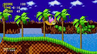 Sonic Origins Speedrun in Green Hill 3 as Amy in 35999 [upl. by Naira]