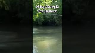 Creek fishing in fall high water conditions kayak river bassfishing smallmouthbass float [upl. by Llebana207]