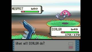 Pokémon Diamond Version  Catching Mesprit [upl. by Dolf]