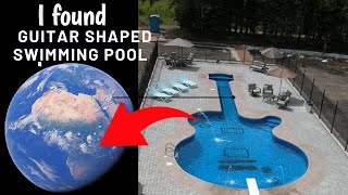 guitar shaped swimming pool [upl. by Naniac]