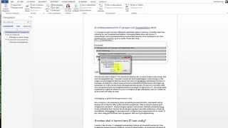 Tekstbehandling Bruk av stiler og automatisk innholdsfortegnelse i Word 2013 [upl. by Dnilasor]