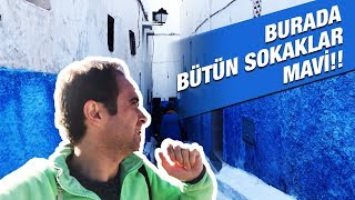 Bu Mavi Şehri Gördünüz Mü Bütün Şehri Maviye Boyamışlar  Fas [upl. by Aicnom]