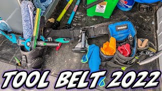 MY 2022 WINDOW CLEANING TOOL BELT [upl. by Zilevi545]