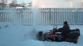 Da Blower  kimpex atv snowblower [upl. by Weiman95]