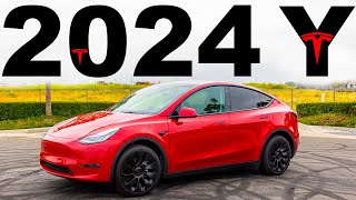 NEW 2024 Tesla Model Y  Its FINALLY Here [upl. by Felicidad379]