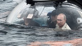 Russian President Vladimir Putin pays visit to Crimea in a submarine [upl. by Suoiradal]