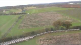 Landing at Linton Airfield Kent in Cyclone AX3 Microlight Aircraft [upl. by Asina380]