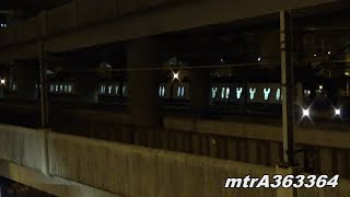 【橋上的老鼠】港鐵迪士尼綫列車駛經荔景站前往九龍灣車廠大修 [upl. by Leverett]