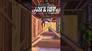 I Killed These PROS In FNCS😱 [upl. by Lirrehs]