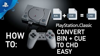 HOW TO Convert Bin amp Cue files to CHD  Playstation Classic Ultimate Tools Pack [upl. by Alfie]