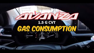 Avanza 2022  2024 15G CVT Fuel  Gas Consumption [upl. by Lange883]