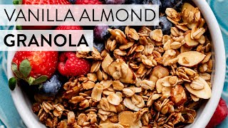 Vanilla Almond Granola  Sallys Baking Recipes [upl. by Sillyhp715]