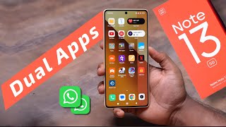 How to Dual Apps in Redmi Note 13  Setup Redmi Note 13 5g Dual App Setting [upl. by Adamik564]