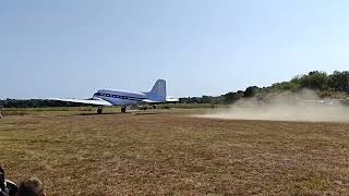 Cape Cod Air Show  DC3 Take Off [upl. by Ghiselin]