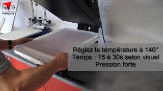 Réaliser un pochoir laser en sérigraphie [upl. by Andaira876]