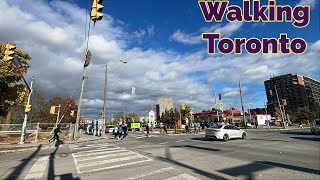 Walking Overlea Boulevard in East York Toronto’s Thorncliffe Park Neighbourhood 1112024 [upl. by Jade]