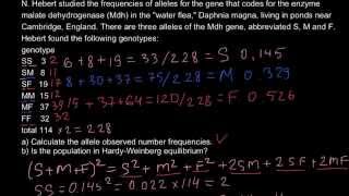 Population genetics  Three alleles problem [upl. by Nahtanoj856]