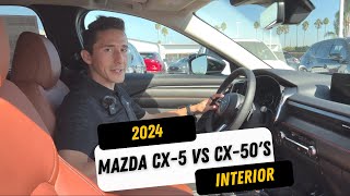 2024 Mazda CX5 vs CX50 Comparing the Interior  Patterson Autos [upl. by Razaile957]