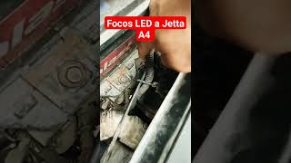 Como poner Instalar focos LED en Jetta A4 automobile tutorial tips [upl. by Dolloff]