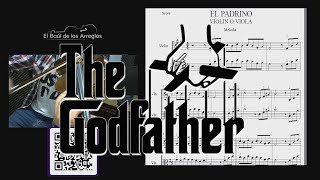 EL PADRINO TUTORIAL violin violinist easy tutorial violinteacher [upl. by Esojnauj]