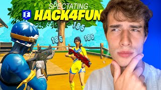 I Spectated THE MOST ACCUSED CHEATER In Fortnite Ft Tickle [upl. by Trow336]