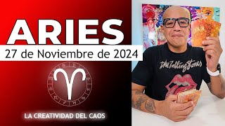 ARIES  Horóscopo de hoy 27 de Noviembre 2024 [upl. by Eliath]