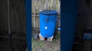 Rain Barrel Installation with Downspout Diverter [upl. by Annaliese535]