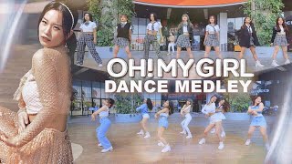 KPOP IN PUBLIC OH MY GIRL DANCE MEDLEY  COVER by BLACK CHUCK from Vietnam [upl. by Nageem]