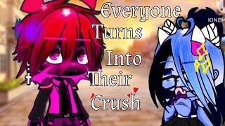 Everyone turns into their crush trend  Ft Cube and Blixer Cube x BlixerJSaBGlitchedKat [upl. by Feinstein895]