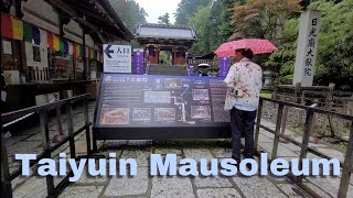 Taiyuin Mausoleum  Nikko Japan [upl. by Notnad787]