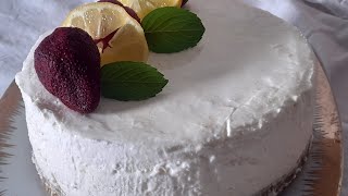 THe BEST NoBake Lemon Cheesecake Recipe [upl. by Shimkus27]