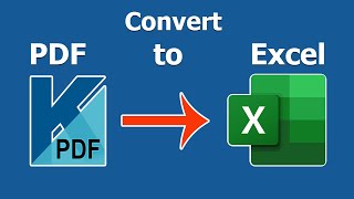 How to convert pdf to excel spreadsheet using Kofax Power PDF [upl. by Mignon]