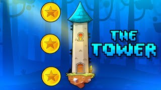 The Tower ALL LEVELS All Coins  Geometry Dash 22 [upl. by Harrietta616]