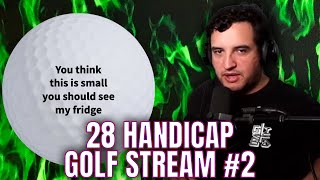 28 HANDICAP AND IMPROVING GOLF STREAM 2 Eaton Canyon Golf Course [upl. by Odnumde]