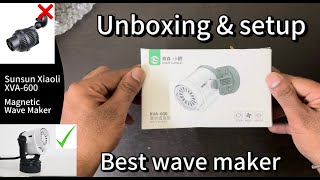 RIGHT Way To install a Wave Maker  BEST WAVE MAKER for monster tank  Sunsun XVA600 [upl. by Oicirbaf917]