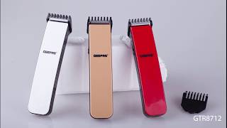 GEEPAS RECHARGEABLE HAIR CLIPPER  GTR8712 [upl. by Ddene288]