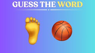 Guess the Word by Emoji  Emoji Quiz  Level 1 20 Words [upl. by Atteyek144]