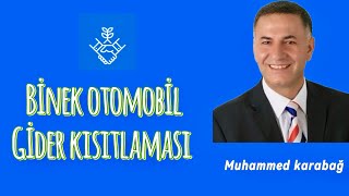 2024 Yılı Binek Otomobil Giderlerine Uygulanacak Kısıtlama Tutarları [upl. by Yelknirb180]