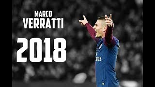 Marco Verratti ● Defensive Skills Goals and Passes ● 201718 [upl. by Marlee557]