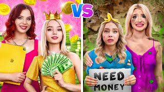 Rich Mom vs Poor Mom Parenting Hacks in Millionaire vs Broke Family [upl. by Ingles]