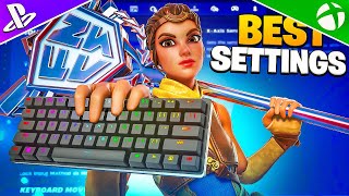 NEW BEST Season 4 Console Keyboard Settings  Sensitivity PS5PCXBOX [upl. by Atews960]